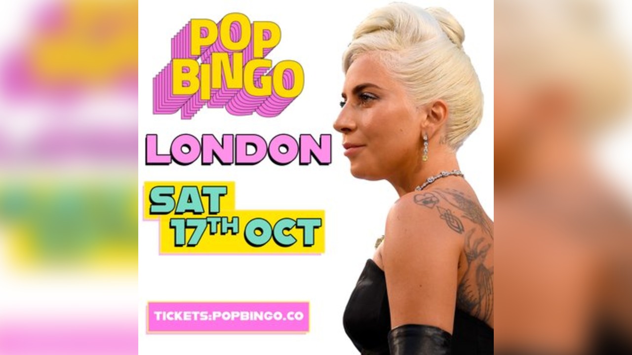 POP Bingo Sat 17th October London