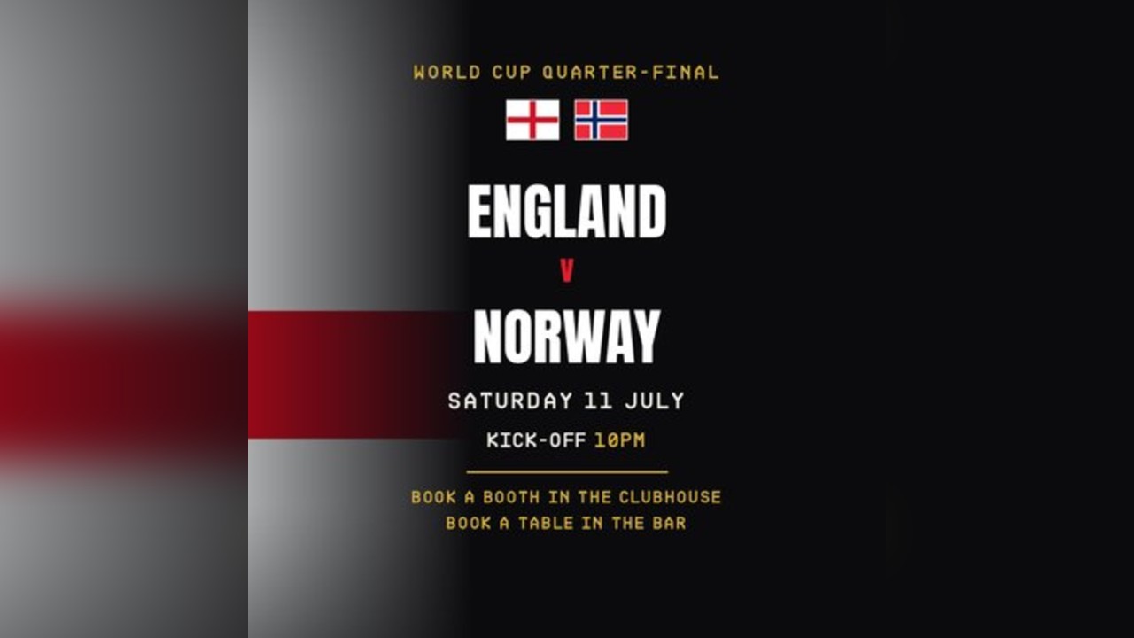England v Norway | World Cup Quarter-Final Live at Joshua Brooks