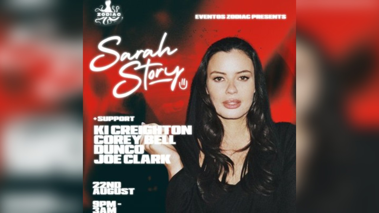 Eventos Zodiac Presents Sarah Story @ Aura, Carlisle