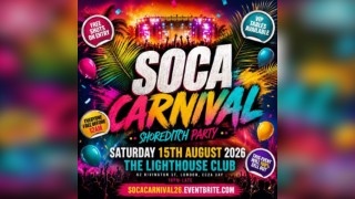 Soca Carnival - Shoreditch Party - Every Free Before 12AM