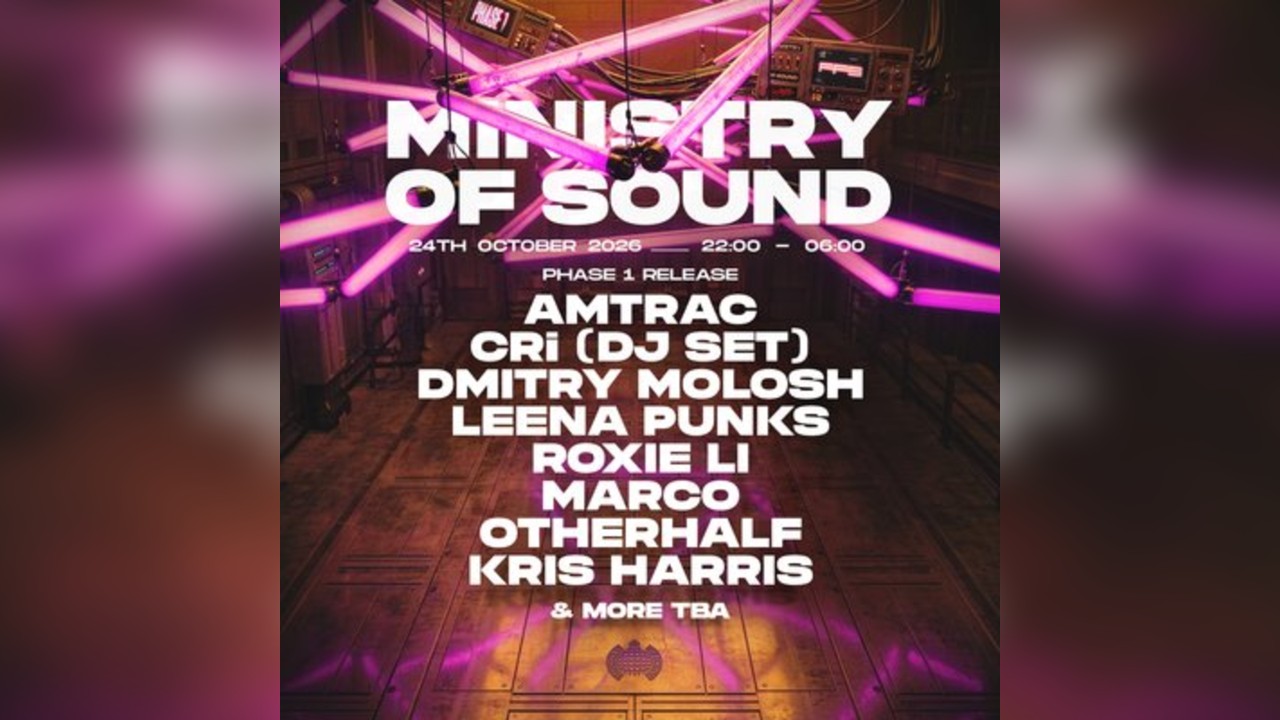Amtrac, CRi (DJ Set), Dmitry Molosh & more