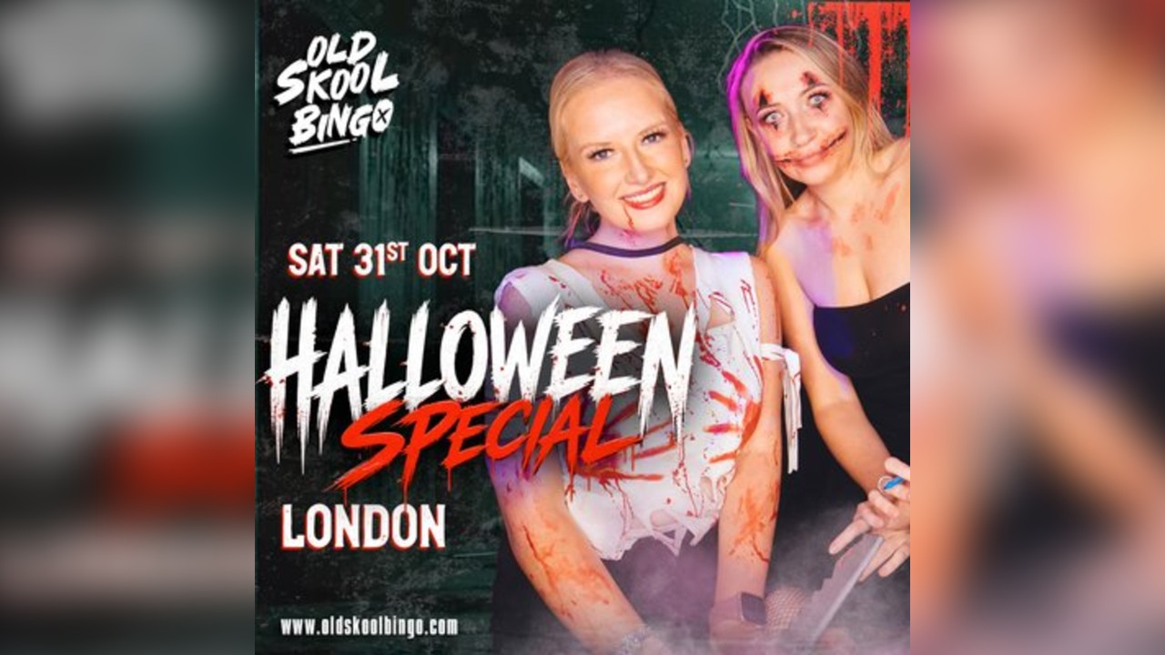 Old Skool Bingo Sat 31st October Halloween London