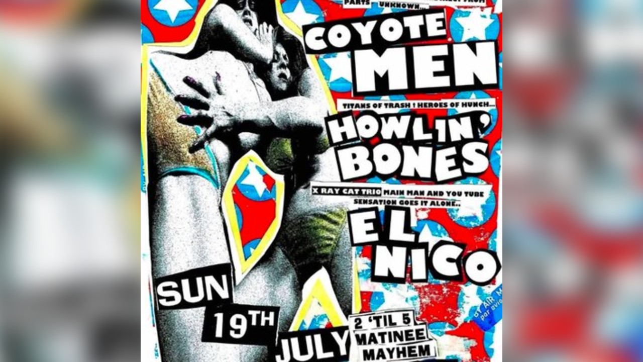 Coyote Men, Howlin' Bones + El Nico -Live @ Billy's (Nottingham)