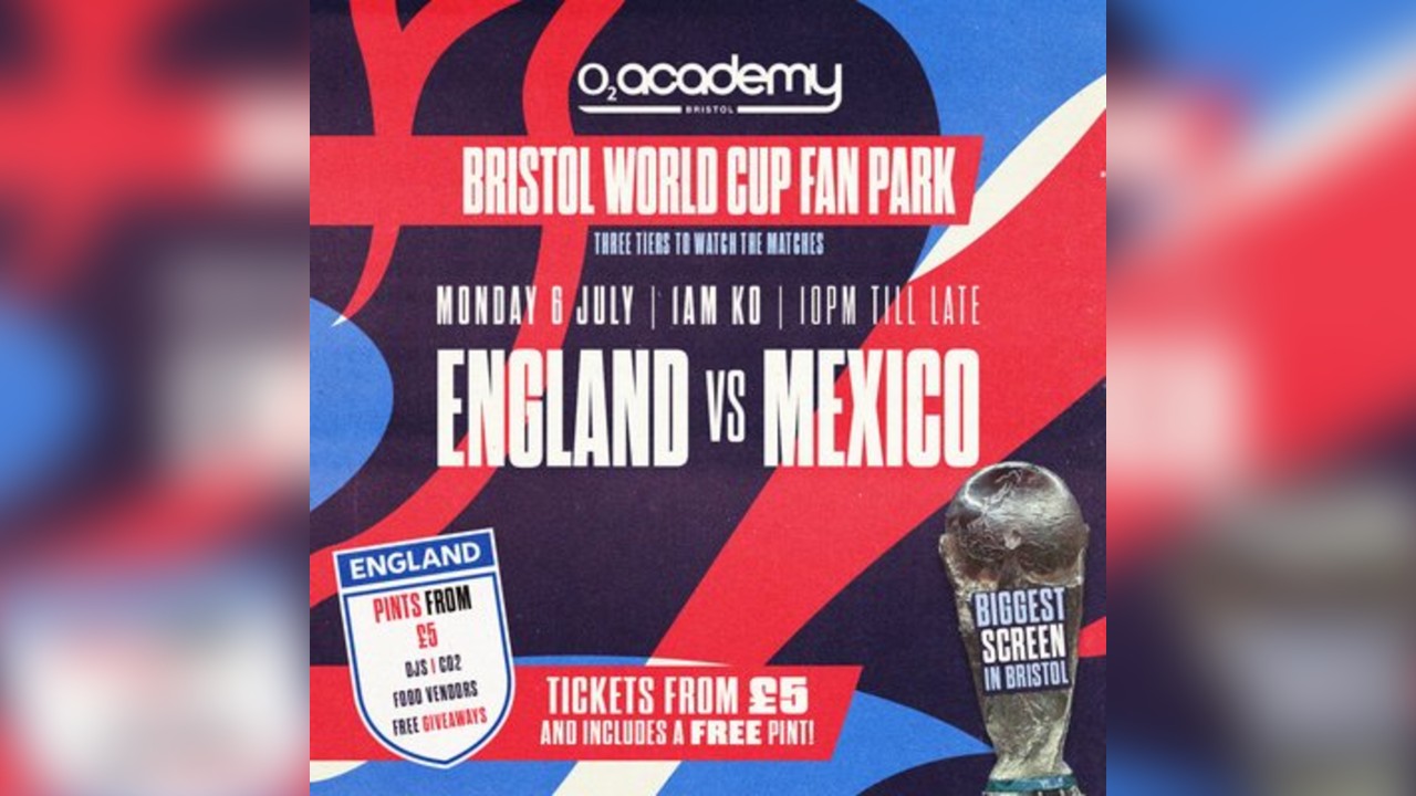 Bristol World Cup Fan Park - England vs Mexico
