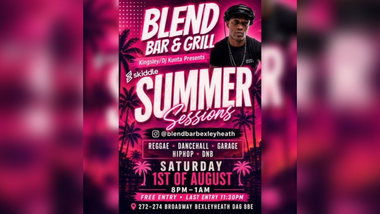 Dj Kunta @Blend Bar ,Bexleyheath ,01/08/26 ,Summer Sessions