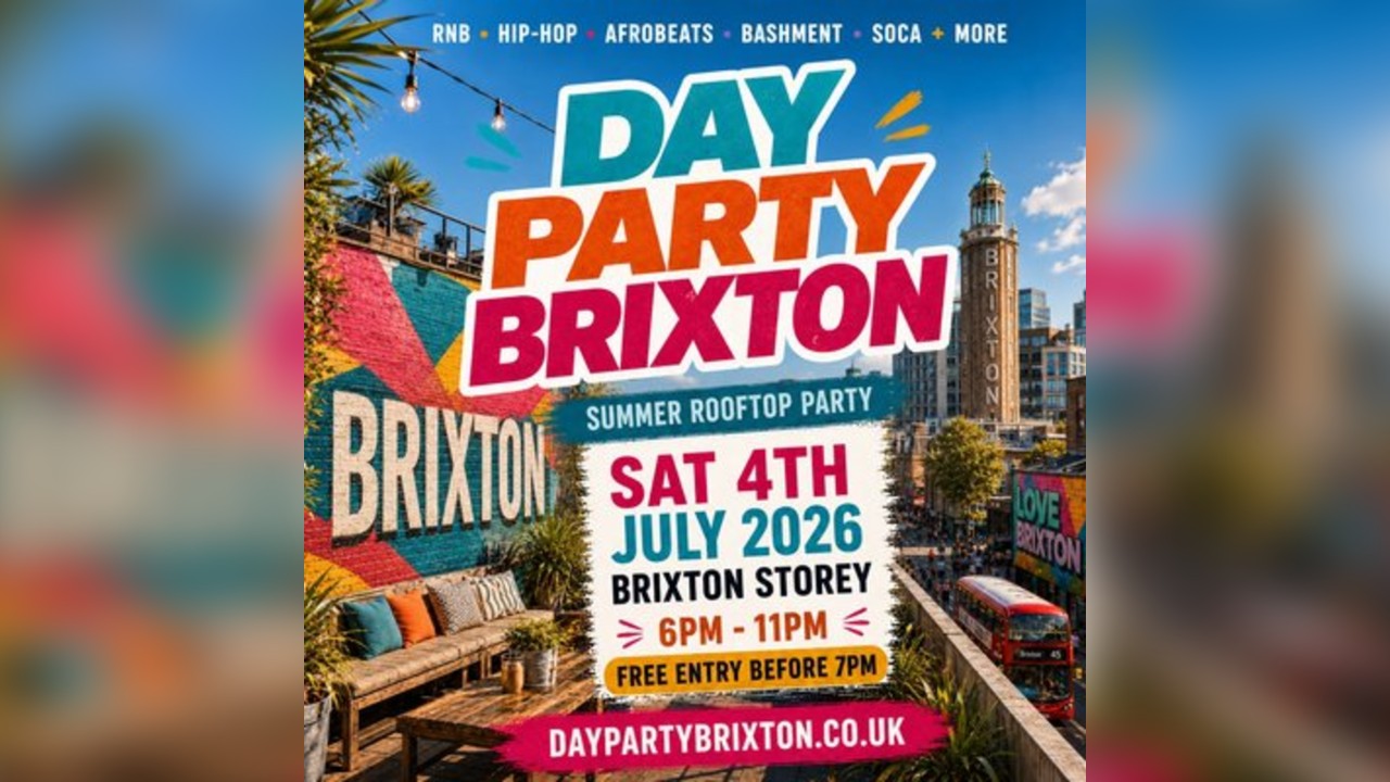 DAY PARTY BRIXTON - Summer Rooftop Day Party