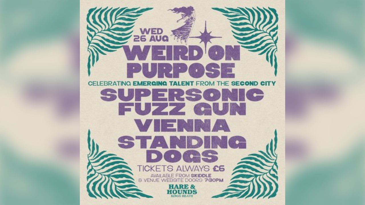 Weird On Purpose w/ Supersonic Fuzz Gun, Vienna & Standing Dogs