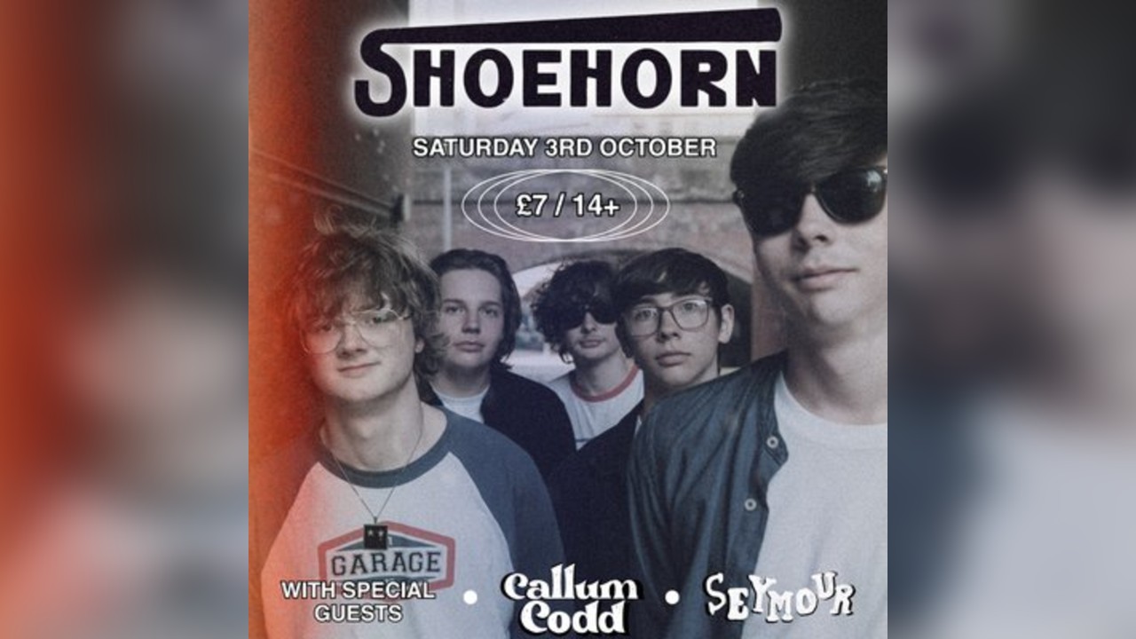 Snug Live Sessions w/Shoehorn + Callum Codd + Seymour