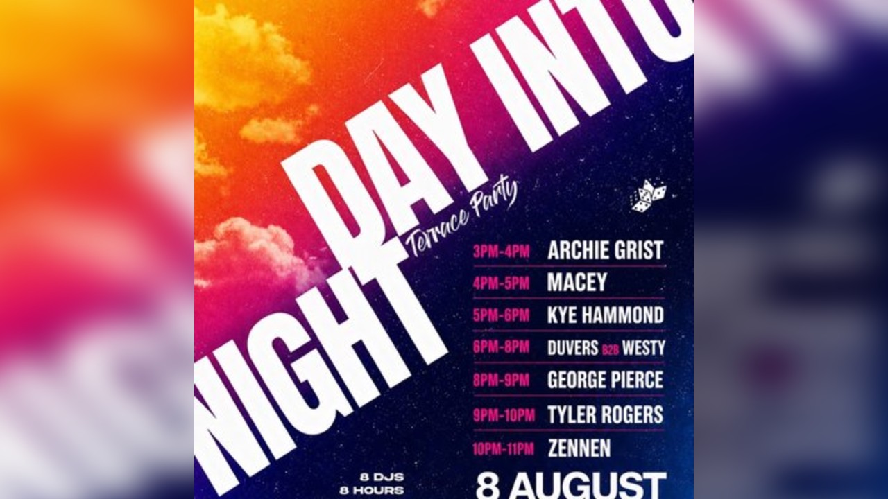 All In Presents Day Into Night Terrace Party