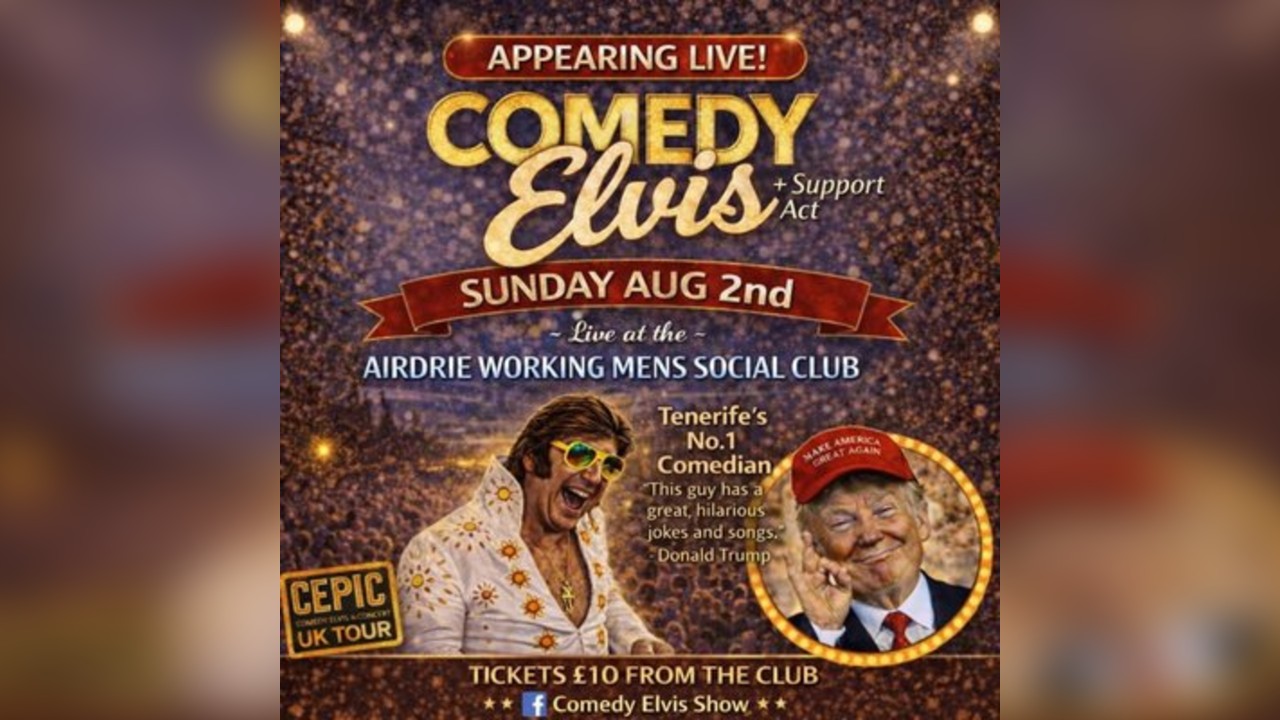 Comedy Elvis Show - Airdrie Working Mens Social Club