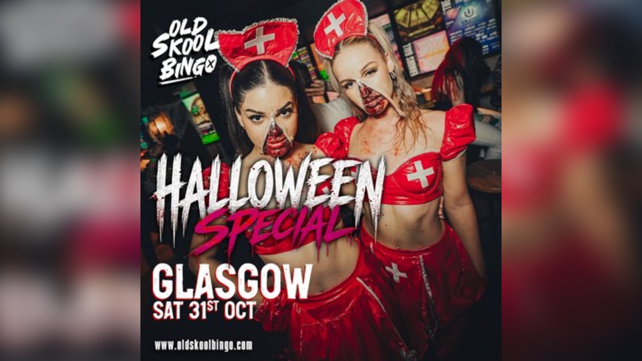 Old Skool Bingo Sat 31st October Glasgow Halloween special