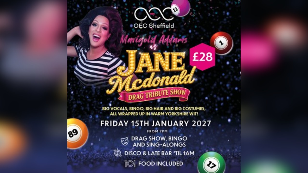 Marigold Addams as Jane McDonald Drag Tribute Show