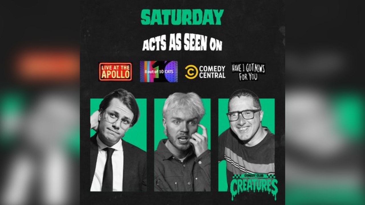 Saturday Night Showcase|| Creatures Comedy Club