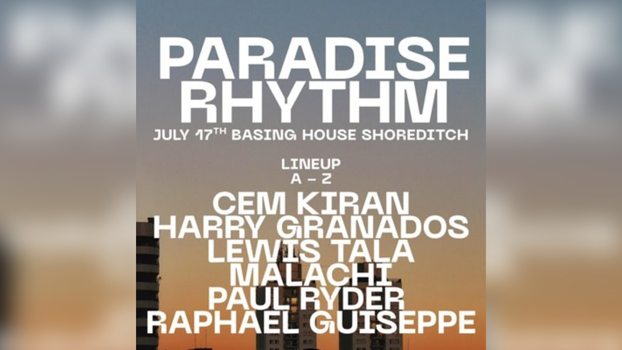 Paradise Rhythm Comes To London