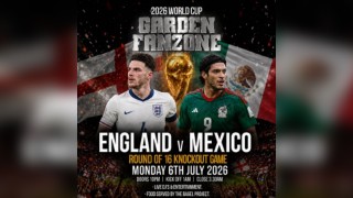 England v Mexico - R16 KO Game - World Cup Garden Fanzone