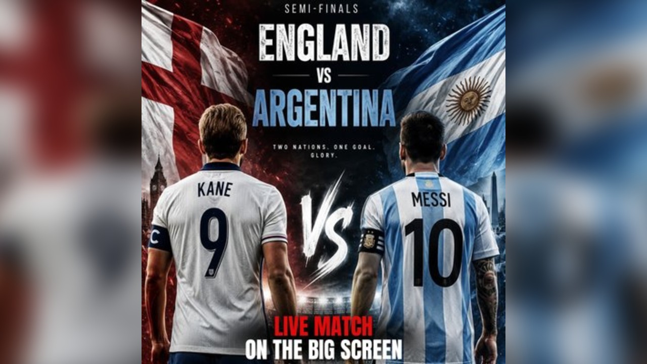 England vs Argentina Semi Finals Live at Horizon
