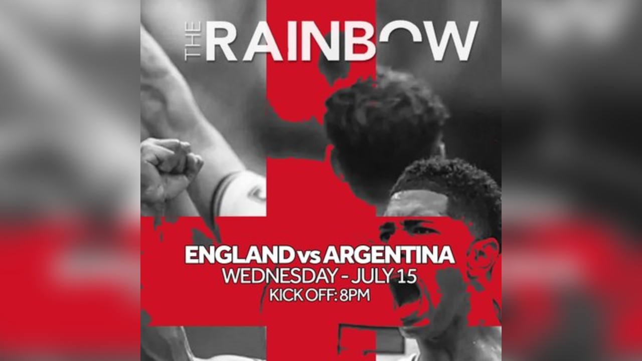 England vs Argentina - Match Screening at The Rainbow Pub