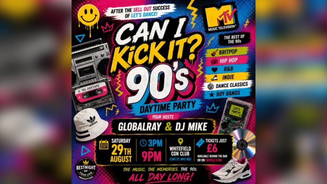 Can I Kick It? - 90s Daytime Party