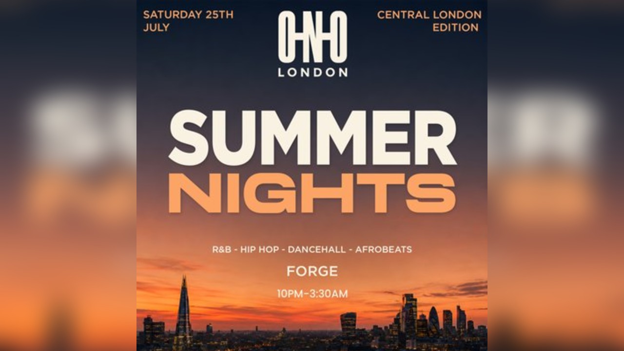 Summer Nights In Central London (£1 B4 11PM With A Ticket)