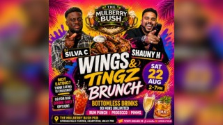 Wingz & Tingz Brunch Rnb , dancehall, garage and more