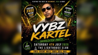 Vybz Kartel - Bashment Party - Everyone Free Before 12AM