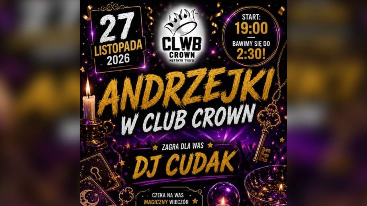 Andrzejki 2026 z Dj Cudak