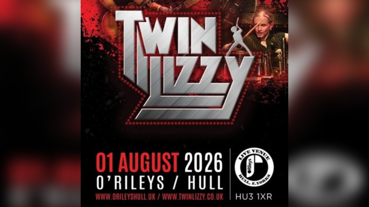 Twin Lizzy tribute to Thin Lizzy & Phil Lynott return to O'Riley