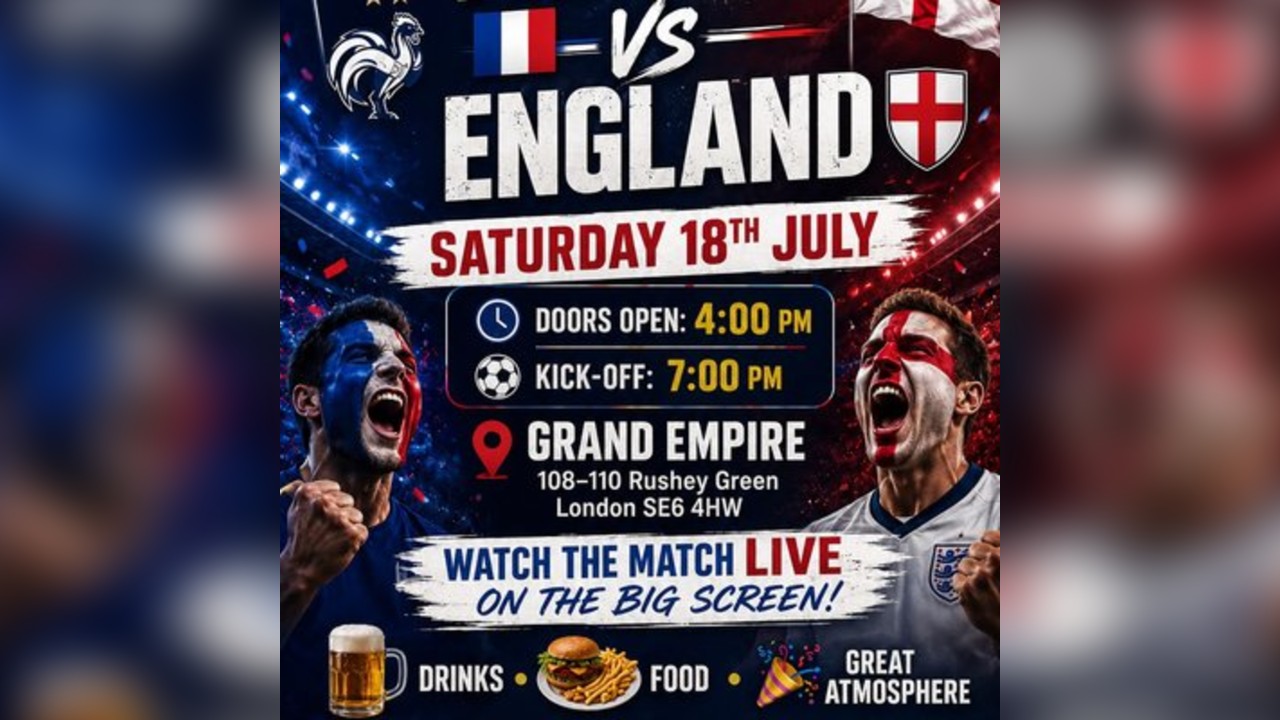 FRANCE vs ENGLAND - WATCH PARTY