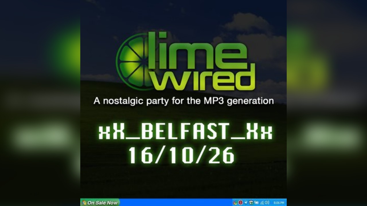 LIMEWIRED: A 2000s Nostalgia Party - Belfast