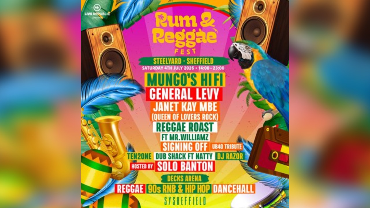 Rum & Reggae 2026 | SteelYard, Sheffield
