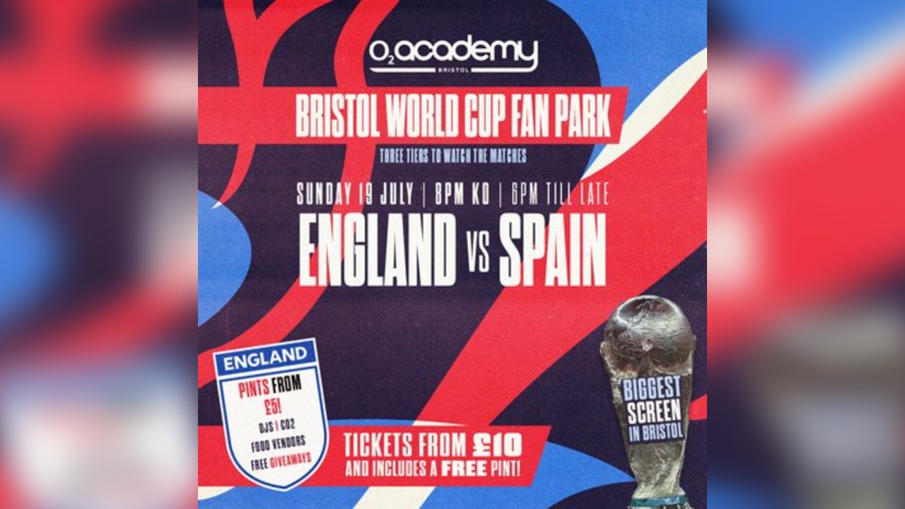 Bristol World Cup Fan Park - England vs Spain