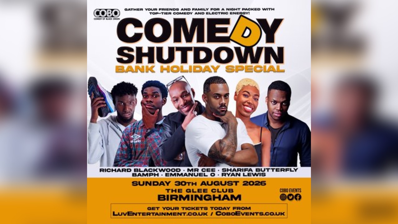COBO  Comedy Shutdown Bank Holiday Special - Birmingham