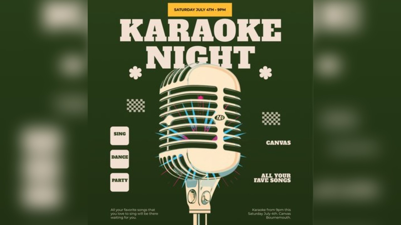 Karaoke Night at Canvas Bournemouth