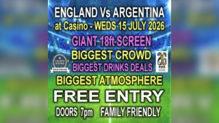 England Vs Argentina - Wednesday 15th July 2026