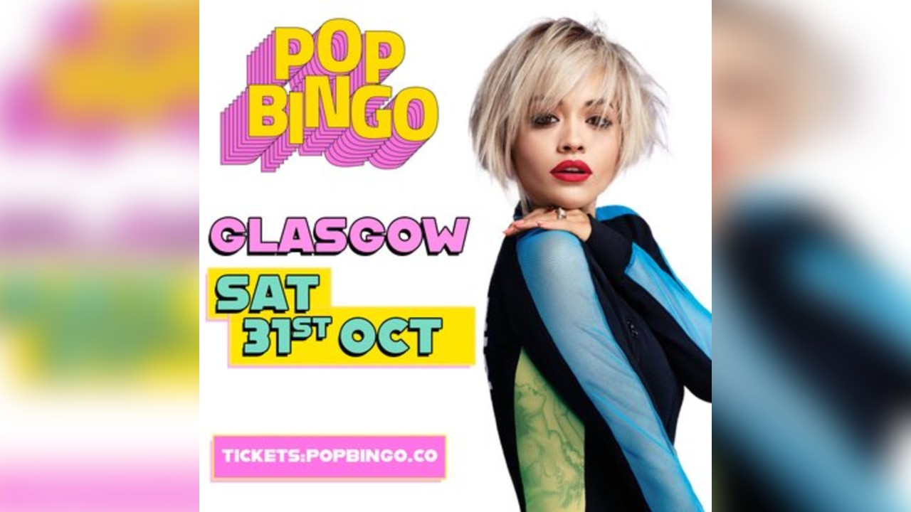 POP Bingo Sat 31st Oct Glasgow