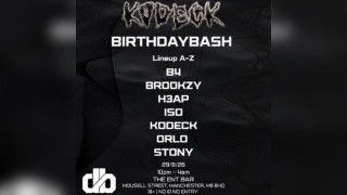 Distorted Bass - Kodeck Birthday Bash