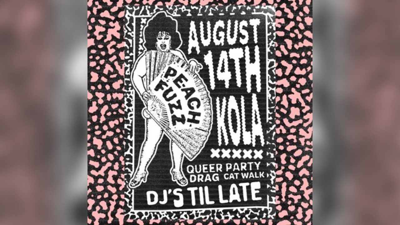 Peach Fuzz: queer basement party