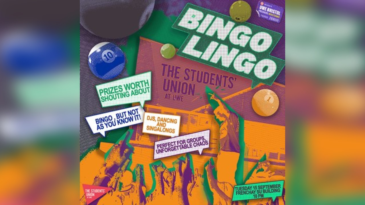 UWE Bristol Official Freshers | Bingo Lingo