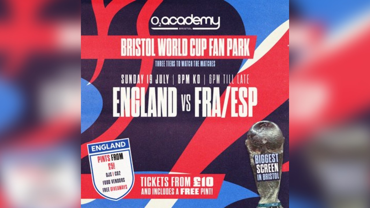 Bristol World Cup Fan Park - England vs Fra/Esp