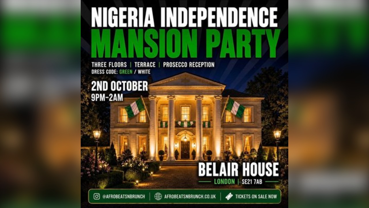 NIGERIA INDEPENDENCE - Mansion Party | London | 23+