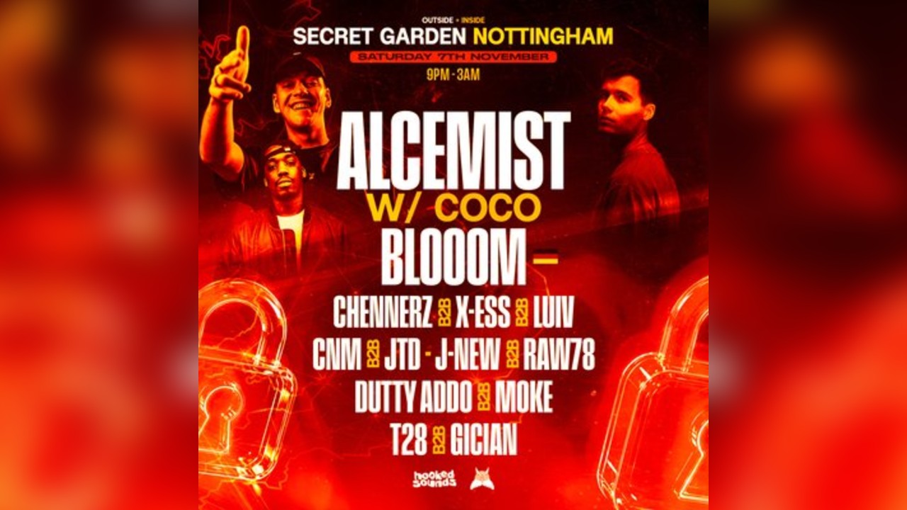 Locked In Tour w/Alcemist,Blooom, Coco + More(UK VS GERMANY DNB)