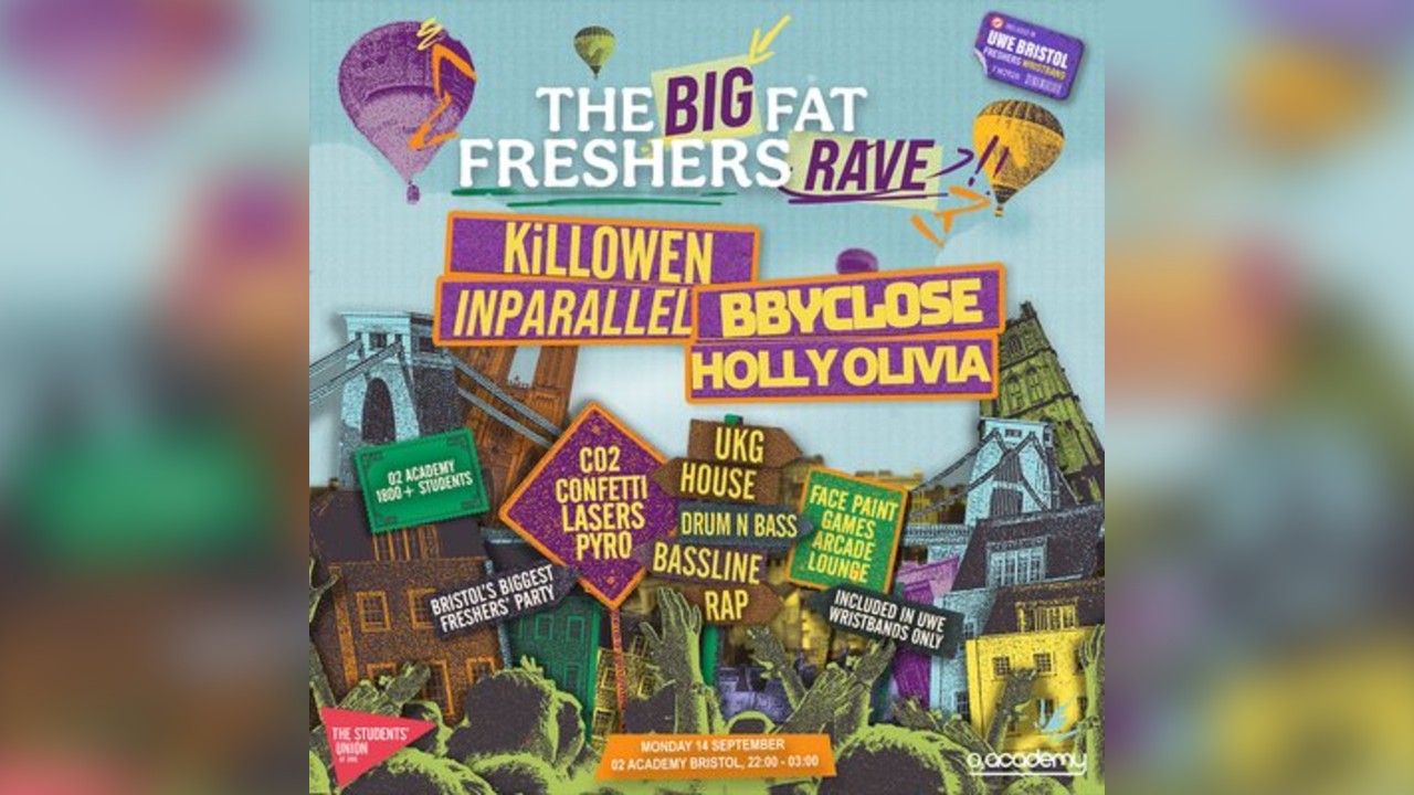 The Big Fat Freshers Rave w/ KiLLOWEN, INPARALLEL + MORE