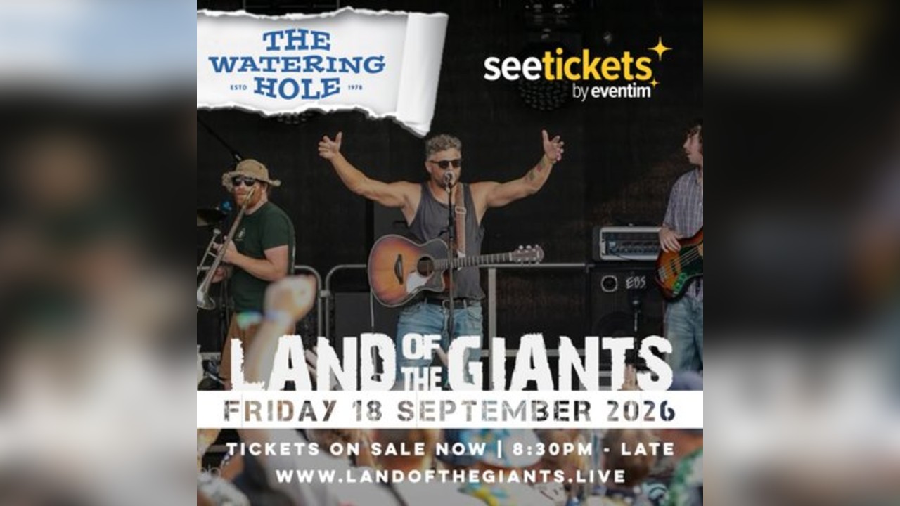 Land of the Giants @ The Watering Hole, Perranporth