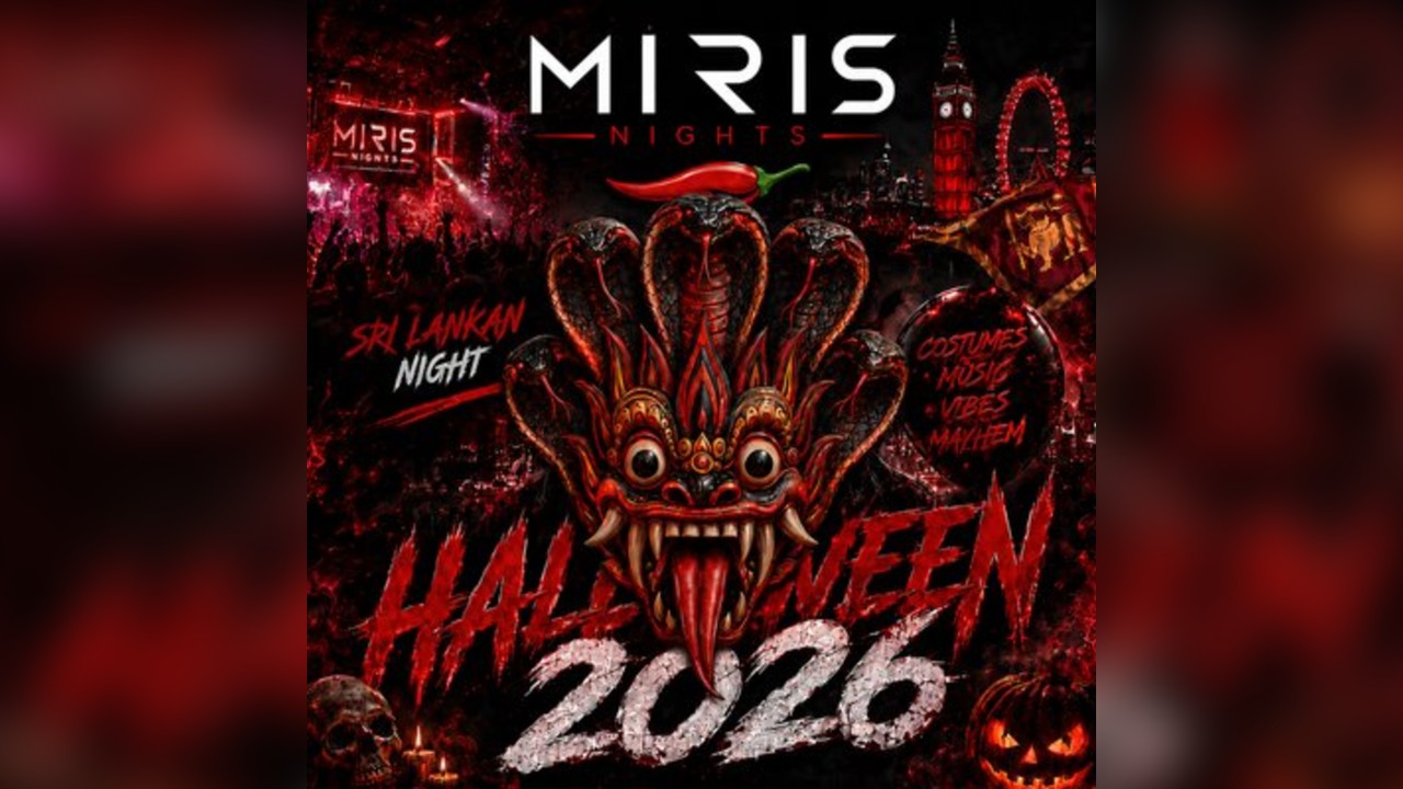 MIRIS NIGHTS presents Sri Lankan Halloween 2026