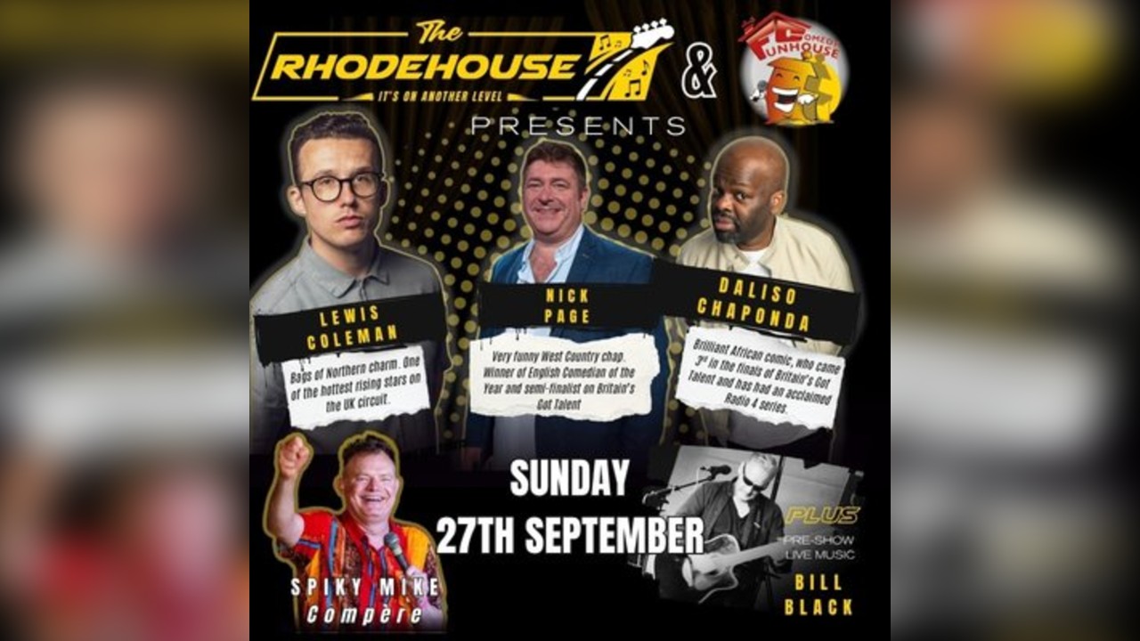 Three comedians. One great afternoon. Plenty of laughs