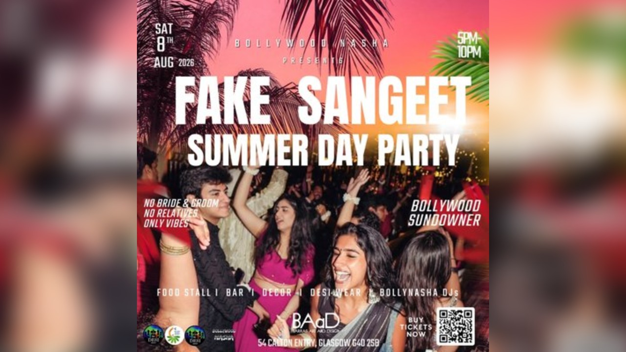 FAKE Sangeet Party: Outdoor Summer Sundowner: BollyNasha Glasgow