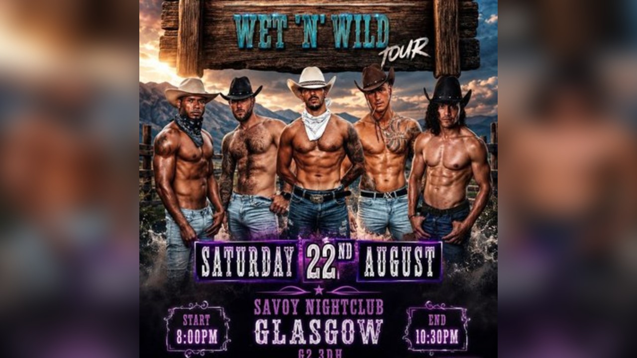 UK Pleasure boys Wet & Wild Tour Glasgow