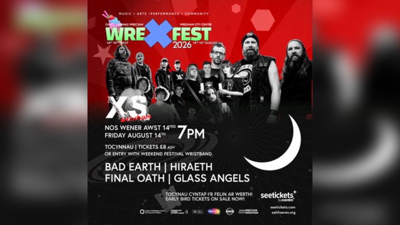 WREXFEST 2026 - Bad Earth | Hiraeth plus guests