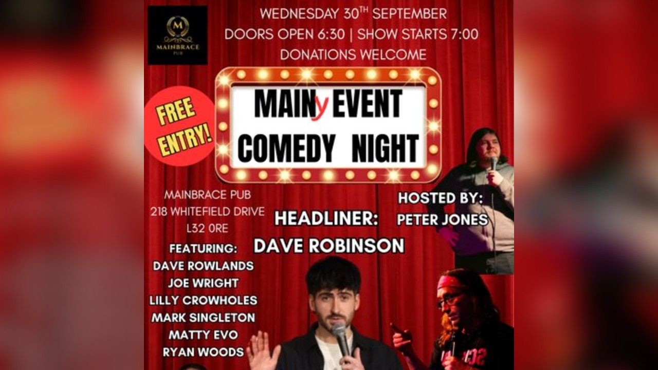 Main(y) Event Comedy Night