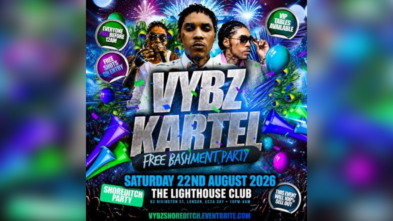 Vybz Kartel - Free Bashment Party - Everyone Free Before 12AM